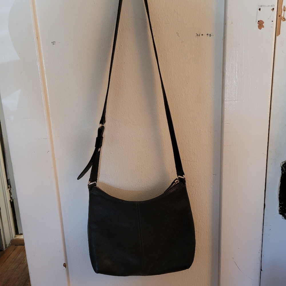 Kate Spade Black Leather Cossbody - Picture 7 of 14